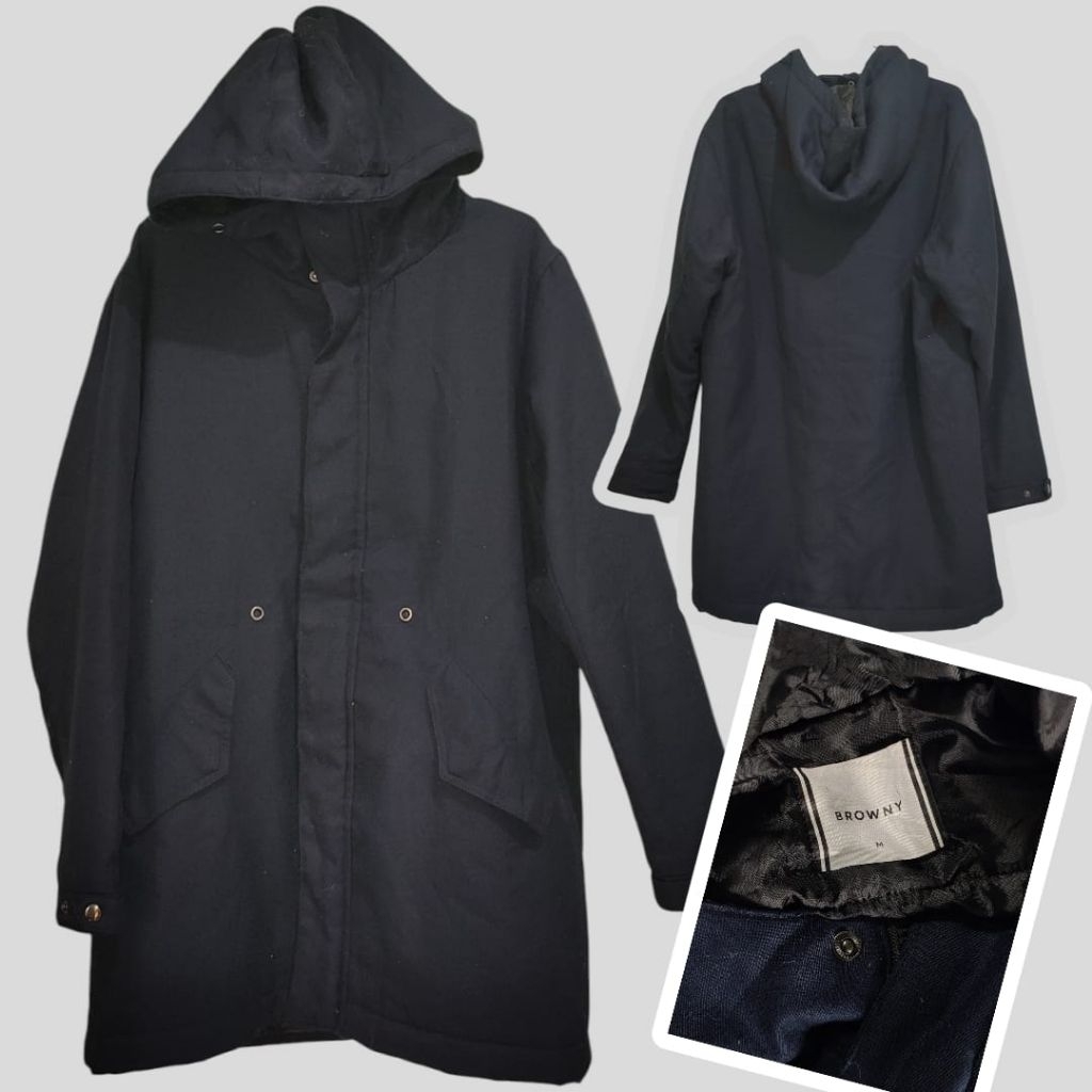 Preloved Jacket Parka Pria BROWNY