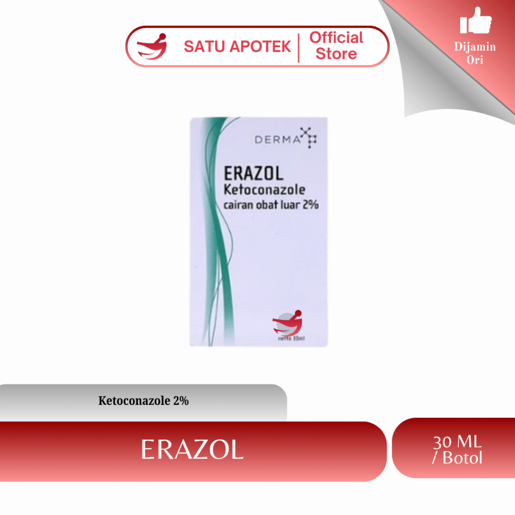 ERAZOL LOTION - 30ml I Lotion Obat Luar 2%