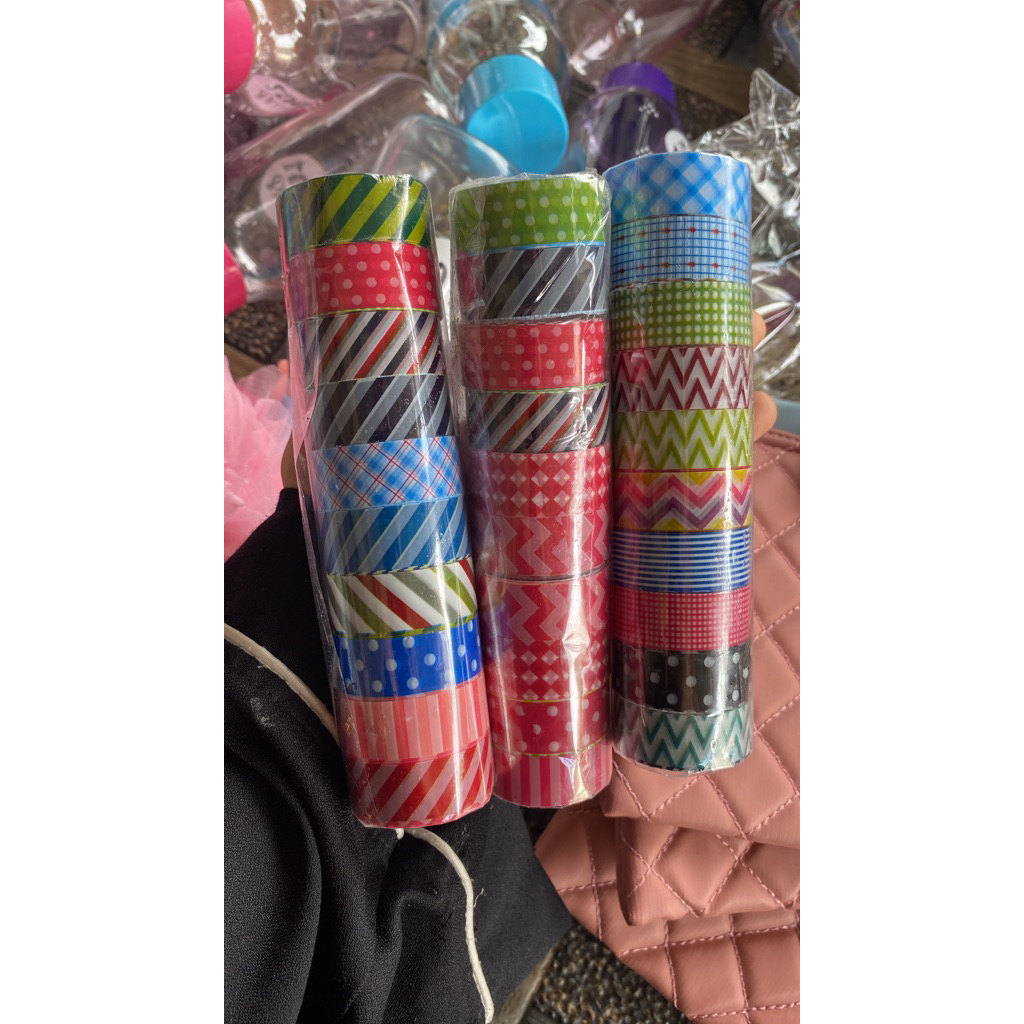 

[DS] ISOLASI MOTIF SATUAN 1PCS plester palistar karakter kartun isolasi fancy satuan gambar Glitter washing tape selotip lakban lucu solatip kado