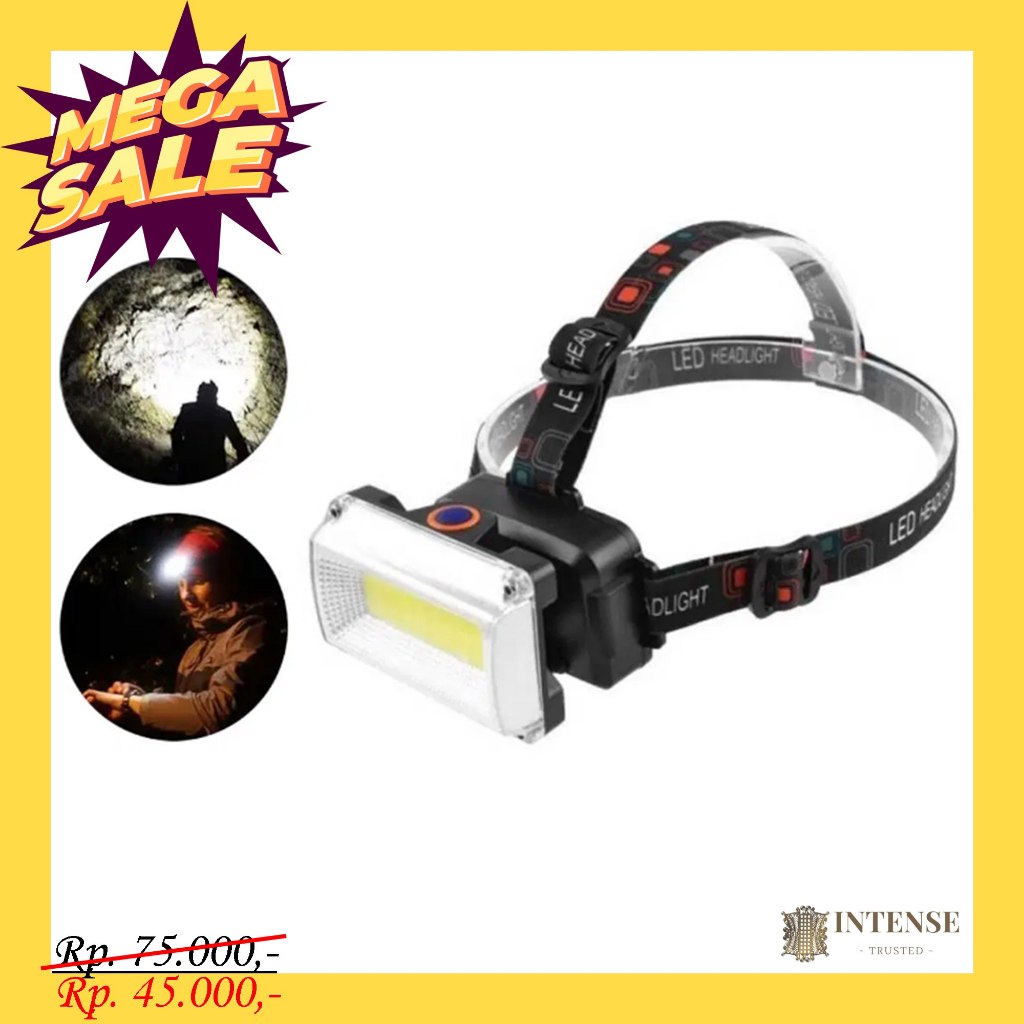 SENTER KEPALA RECHARGEABLE LED LL-6653B (904704017)