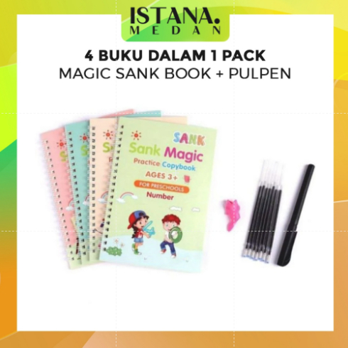 

SANK BOOK MAGIC 1 SET 4 BUKU + PENA / BUKU EDUKASI ANAK