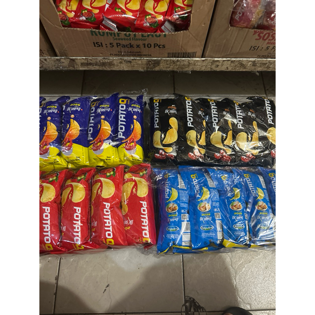 

POTATO Q Chips 10x22 gram aneka rasa