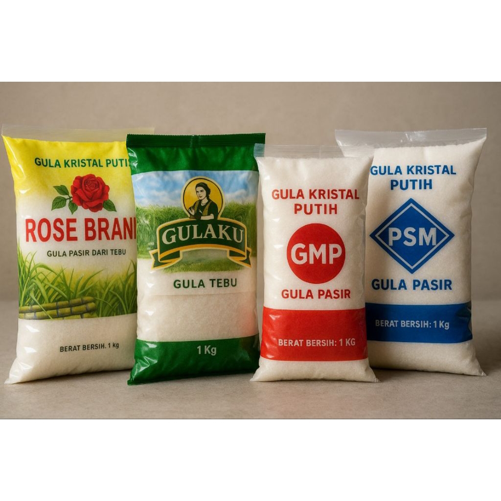 

Gula Pasir 1 kg merk random