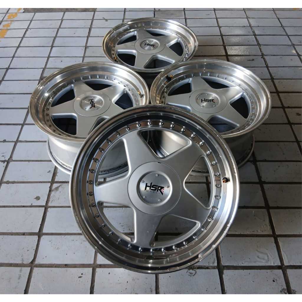 velg racing celong r17 h4x100/114 lebar 7,5/8,5 et40