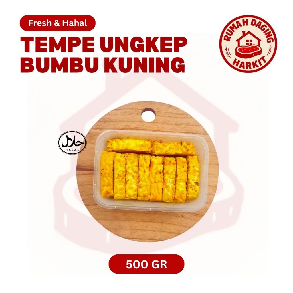 

Tempe Ungkep Bumbu Kuning Siap Goreng Bumbu Kuning 500gr Kab Tangerang