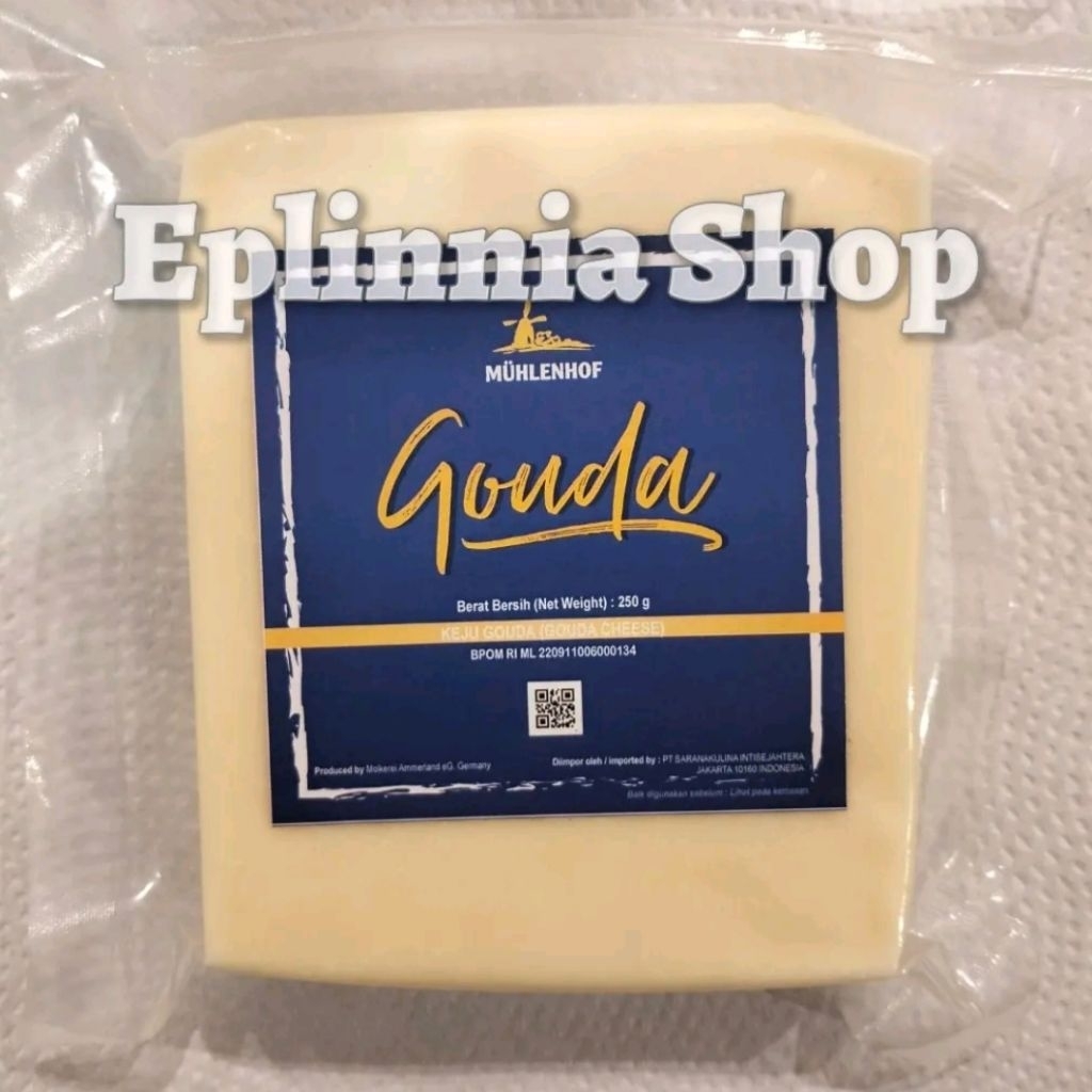 

Muhlenhof Gouda Cheese 250 gr - Keju Gouda