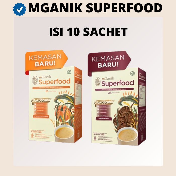

MGANIK MULTIGRAIN 1 BOX ISI 10 SACHET ROYAL KURMA LABU KUNING 250GR MULTI GRAIN HALAL BPOM MGANIK SUPERFOOD DIABETES ALAMI MGANIK MULTIGRAIN DIABETES