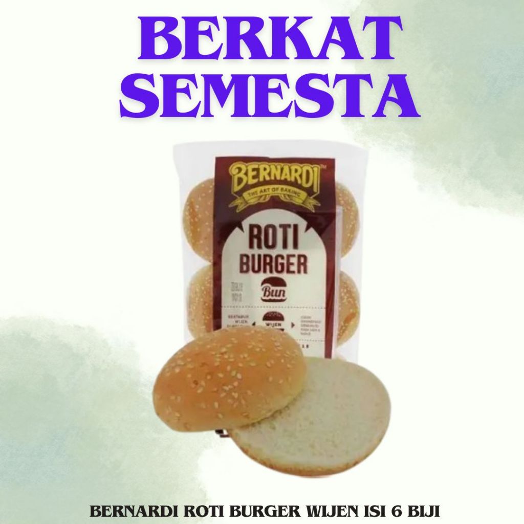 

BERNARDI ROTI BURGER WIJEN ISI 6 BIJI
