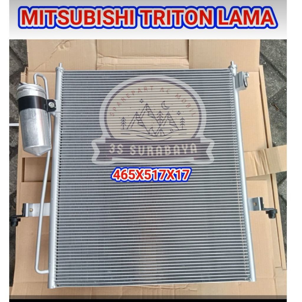 Kondensor Triton Lama Strada L200 2004-2014 Mitsubishi Ac mobil Condensor (Baru/New)