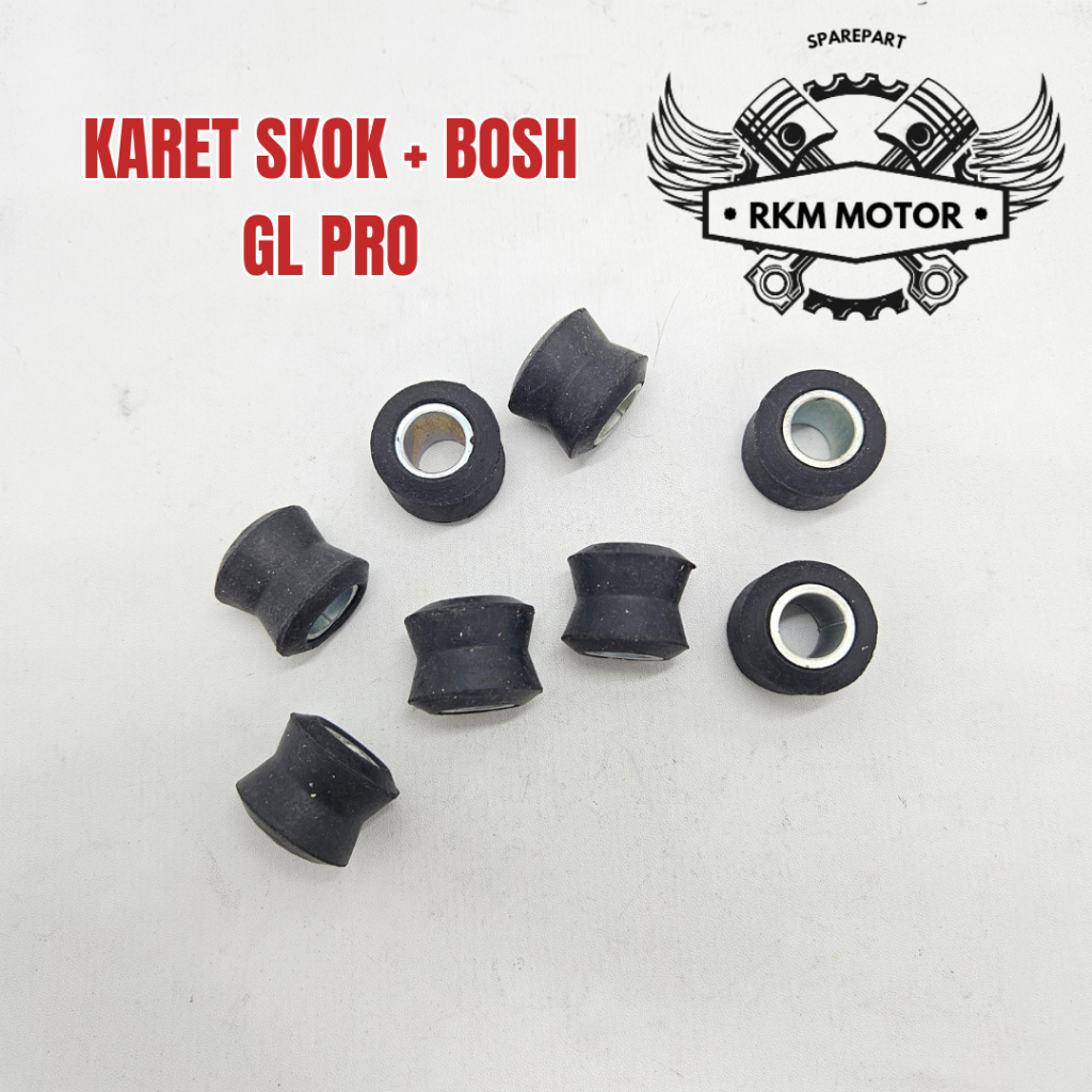 BOSH SHOCK SHOK BELAKANG + KARET GL PRO MAX TIGER