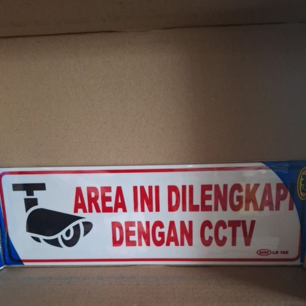 

acrilic AREA INI DILENGKAPI DENGAN CCTV GM LB 155 30x 10cm.