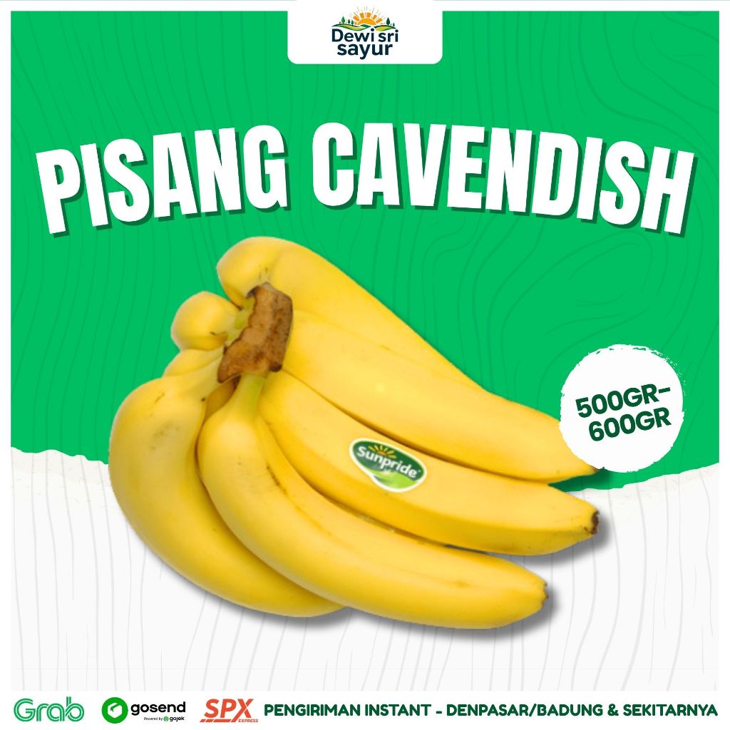 

Pisang Cavendish 500gr-600gr – Dewi Sri Sayur