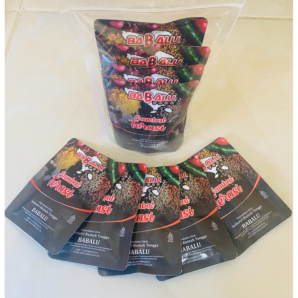 

Sambal Terasi Babalu Saset ( 30 gr )