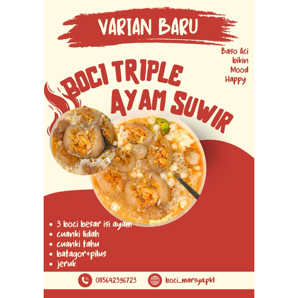 

Boci Triple Ayam Suwir