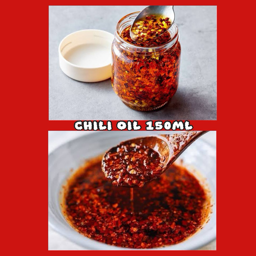 

Chili oil 150ml sambal aneka makanan minyak cabai