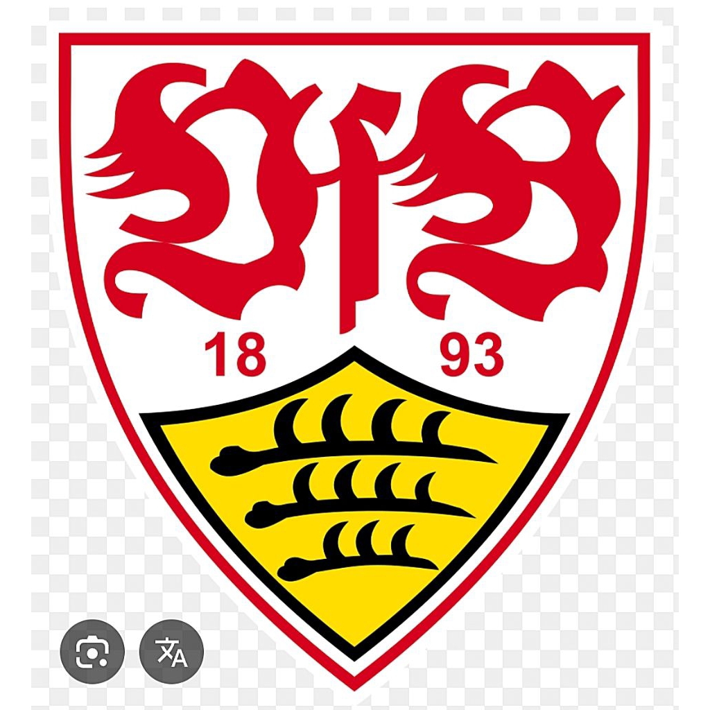 bordir patch Club VFB Stuttgart / Emblem VFB Stuttgart  / Logo VFB Stuttgart Bagus dan Rapi