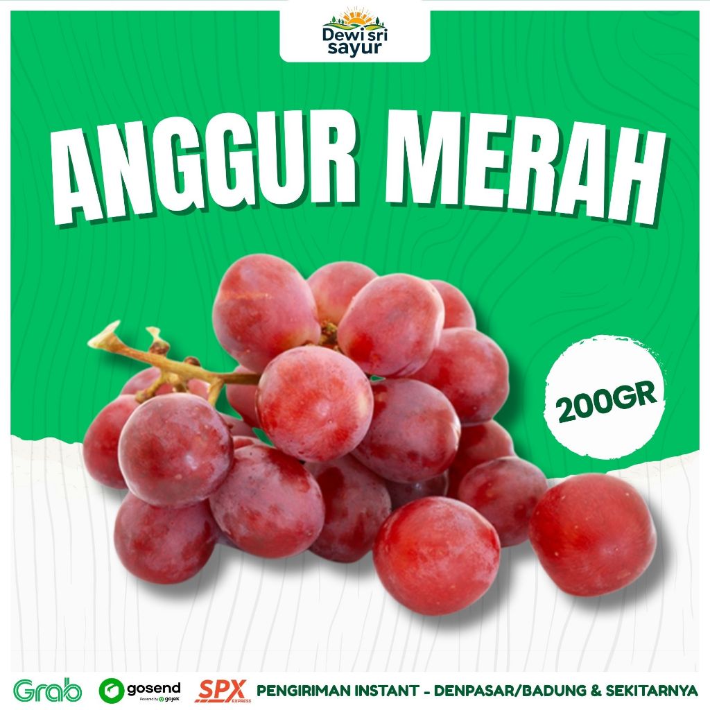 

Buah Anggurr Merah 200gr – Dewi Sri Sayur