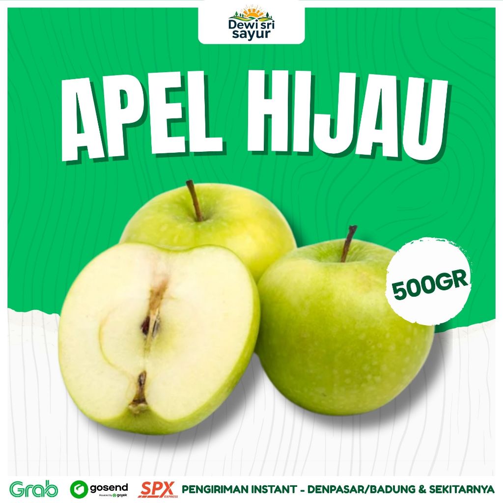 

Buah Apel Hijau 500gr – Dewi Sri Sayur