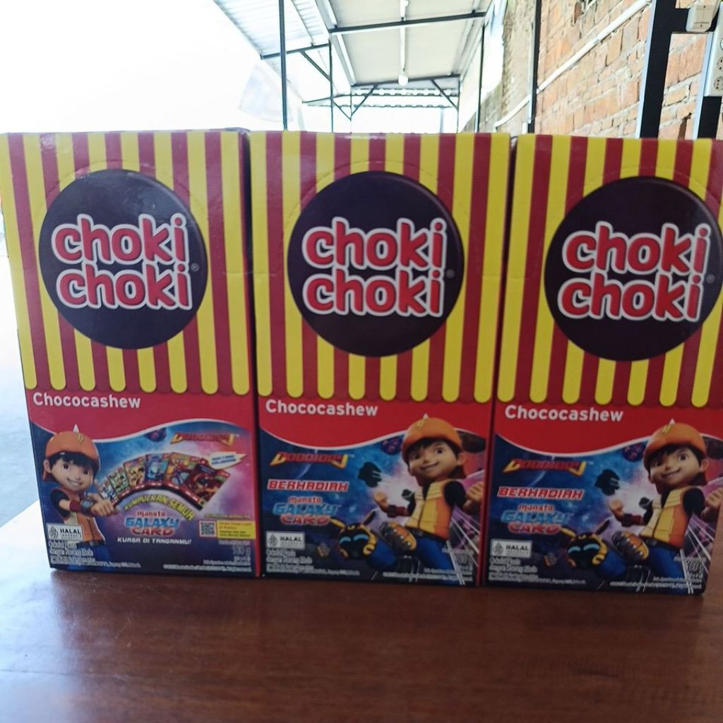 

Choki Choki chococashew spongbob boboiboy 20x9g