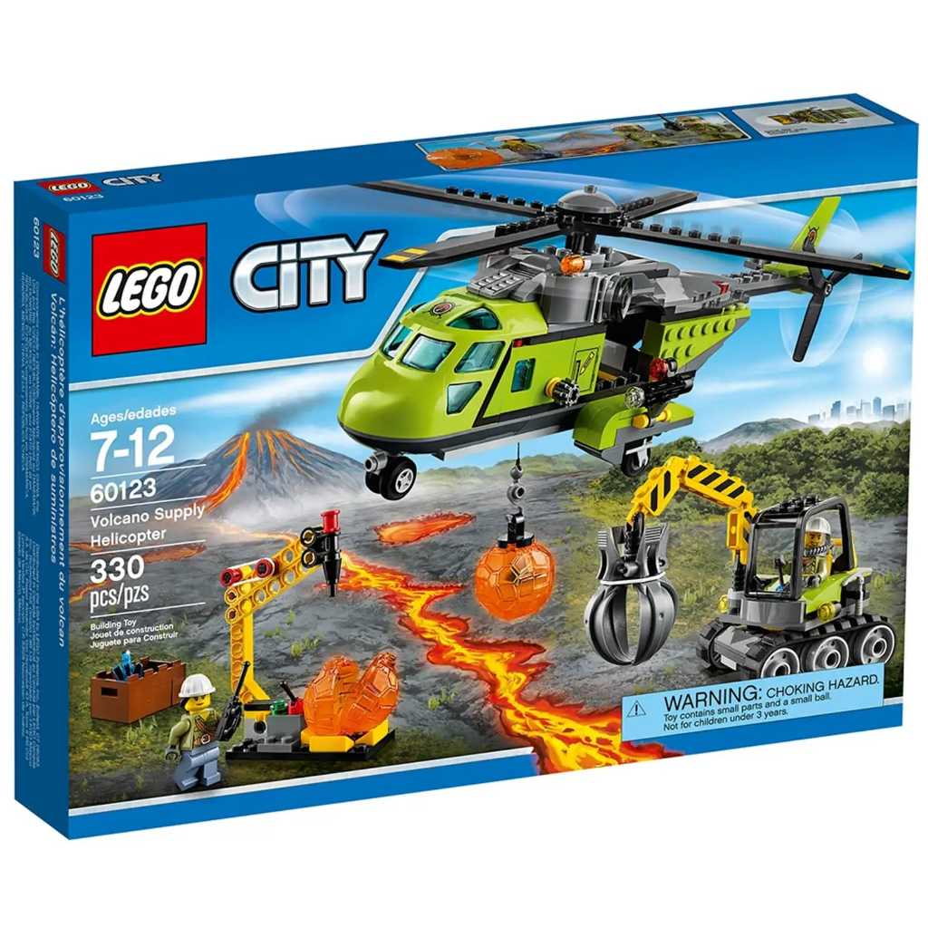 LEGO 60123 - Lego City Volcano Supply Helicopter