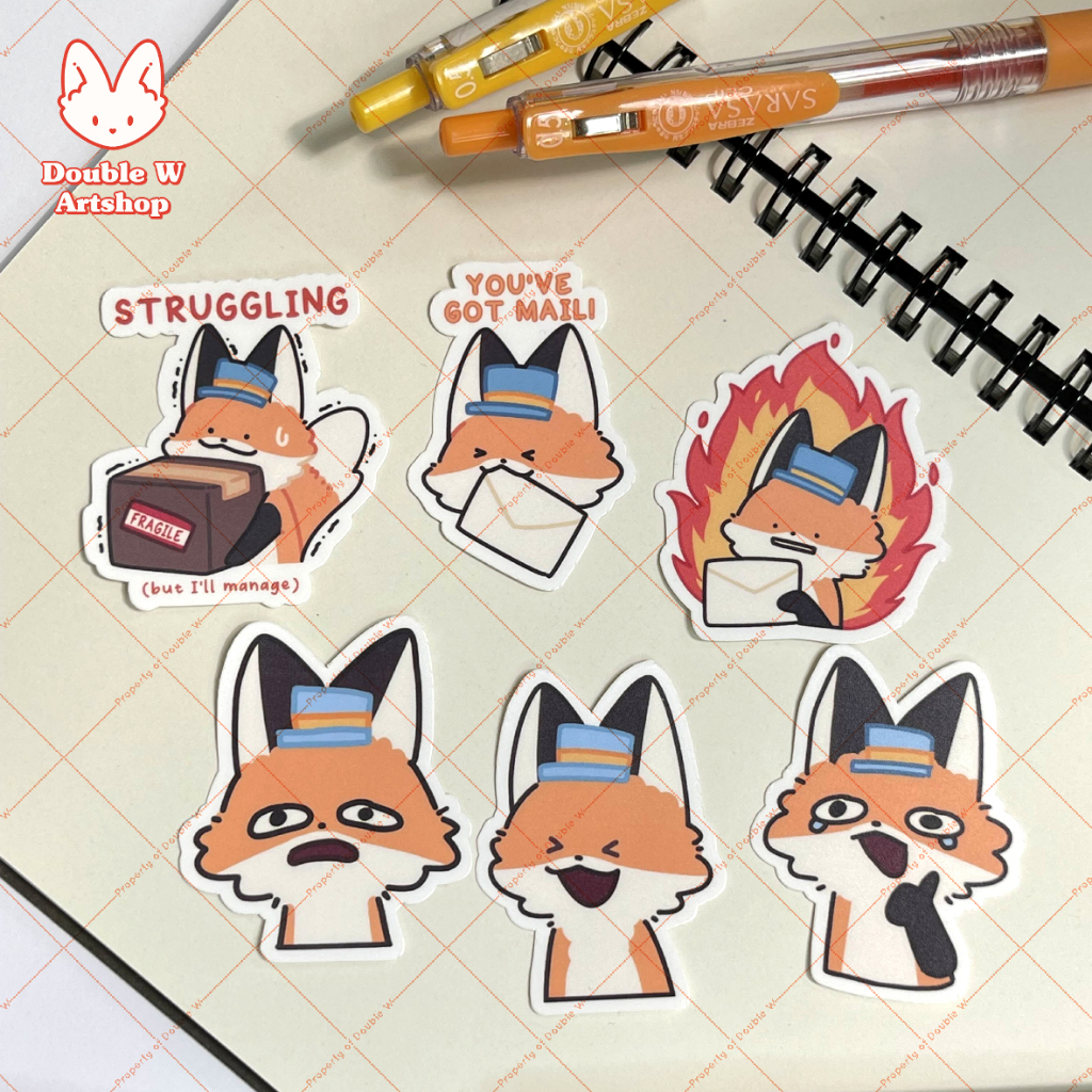 

Wimdy the Fox Stickers [W2]