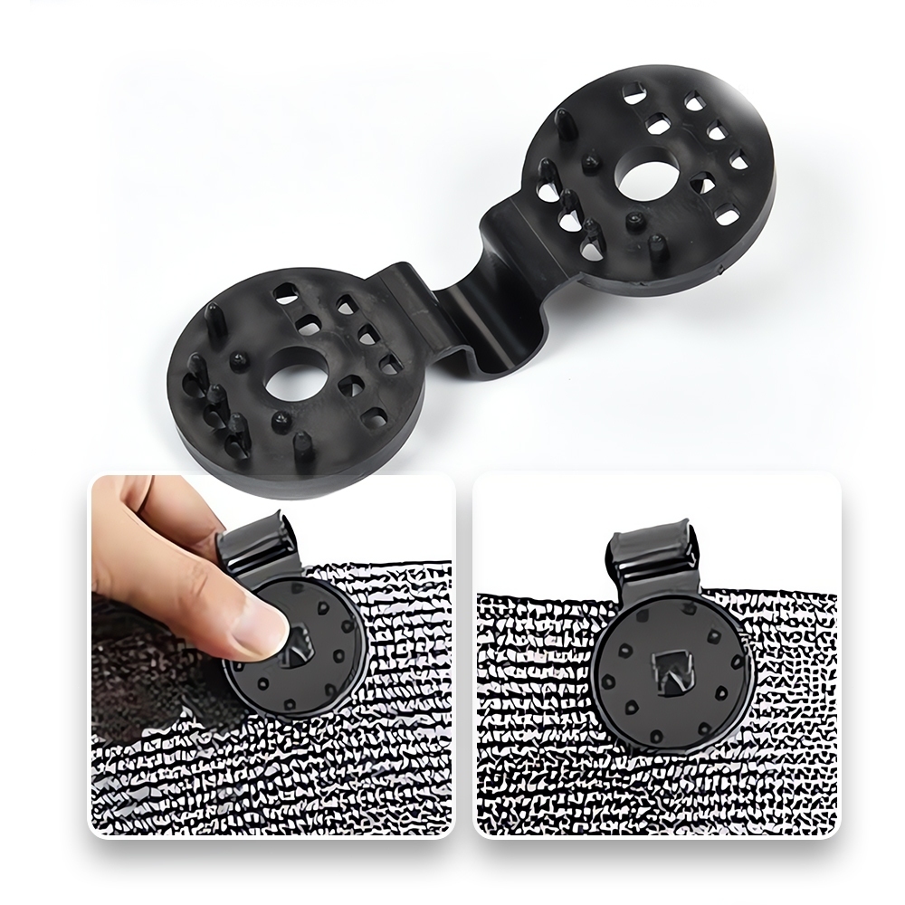 【Klem Jaring Plastik 10pcs】Bahan PP kuat｜Anti slip & lepas｜Alat atap paranet/kebun｜Tahan cuaca ekstr