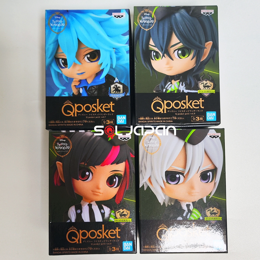 Twisted Wonderland Q Posket Figure Idia Malleus Lilia Silver