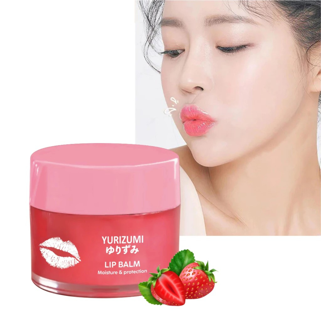 BPOM Yurizumi Lip Care Lip Balm Pelembab Bibir Pencerah Bibir Lip Serum Pemerah Bibir Alami