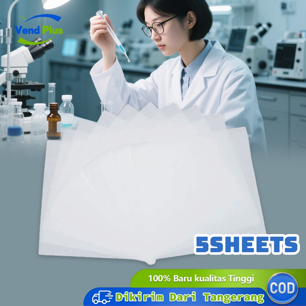 5pcs Kertas Saring Laboratorium 60x60cm Lembaran Laboratorium Paper Filter Lab