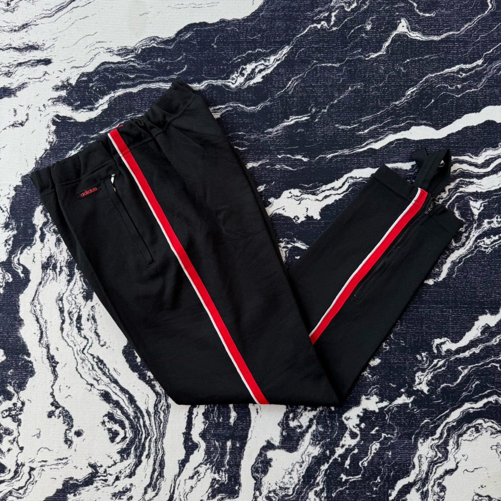 Trackpants vintage adidas w.germany black-red-white