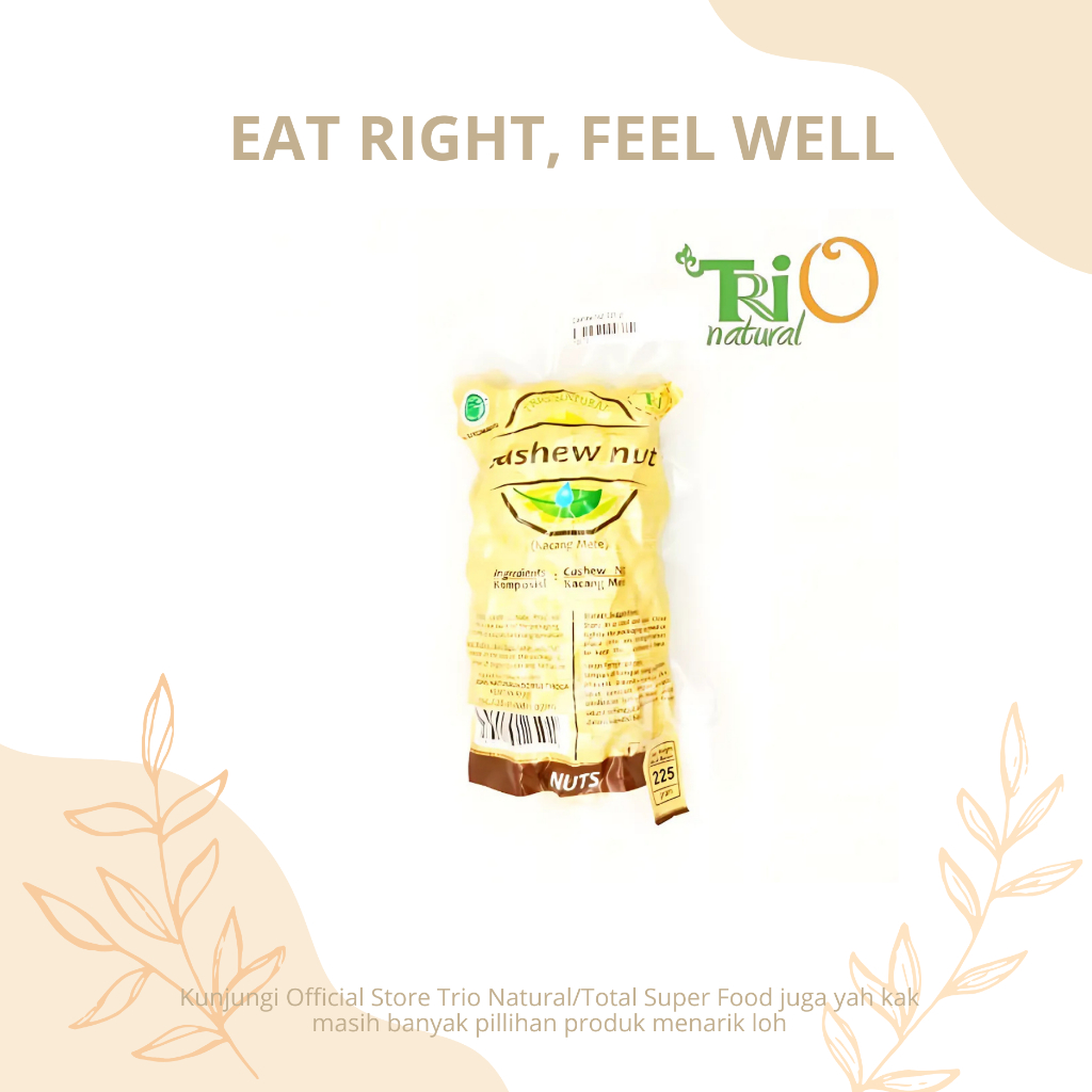 

TRIO NATURAL Raw Cashew Nut / Kacang Mede Mentah