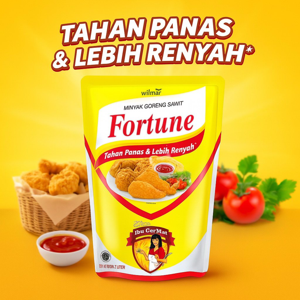 

Minyak Goreng Fortune 2 Liter – Renyah, Tahan Panas, Pilihan Ibu Cermat!