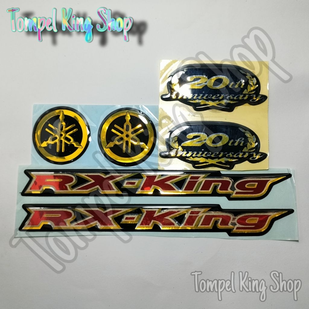 TKS COD EMBLEM TIMBUL RX KING SE 2004 STICKER TIMBUL LOGO TIMBUL RX KING SE 20TH ANNIVERSARY