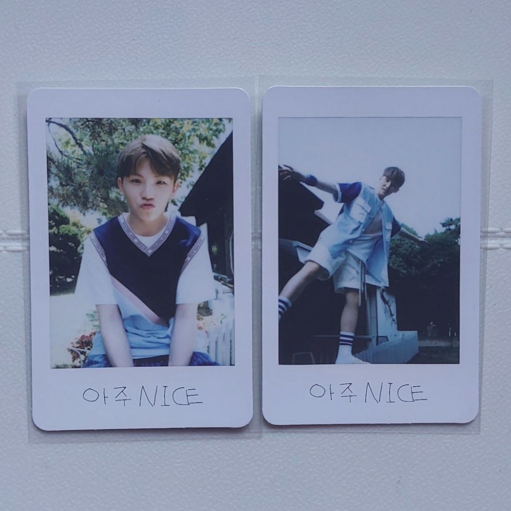 Photocard WOOZI Aju Nice Love & Letter Repackage