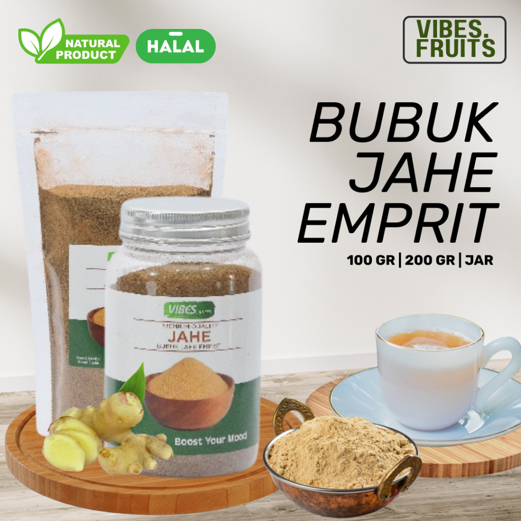 

Bubuk Jahe Emprit Premium 100gr 200gr Murni / Jahe Emprit Bubuk Bumbu Rempah Ginger Powder
