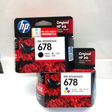Cartridge Tinta / Printer HP 678 Black /678 Colour Original