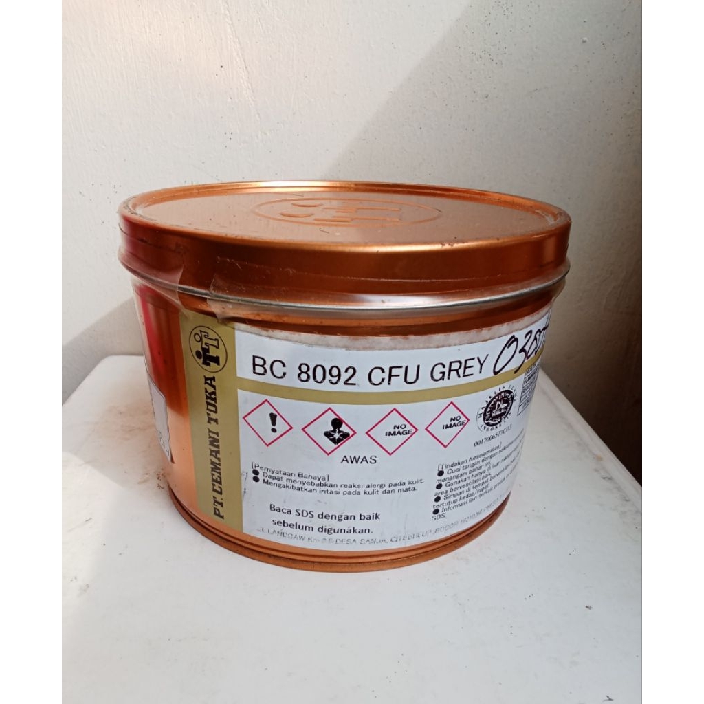 

Tinta offset Cemani toka BC 8092 CFU Grey, segel