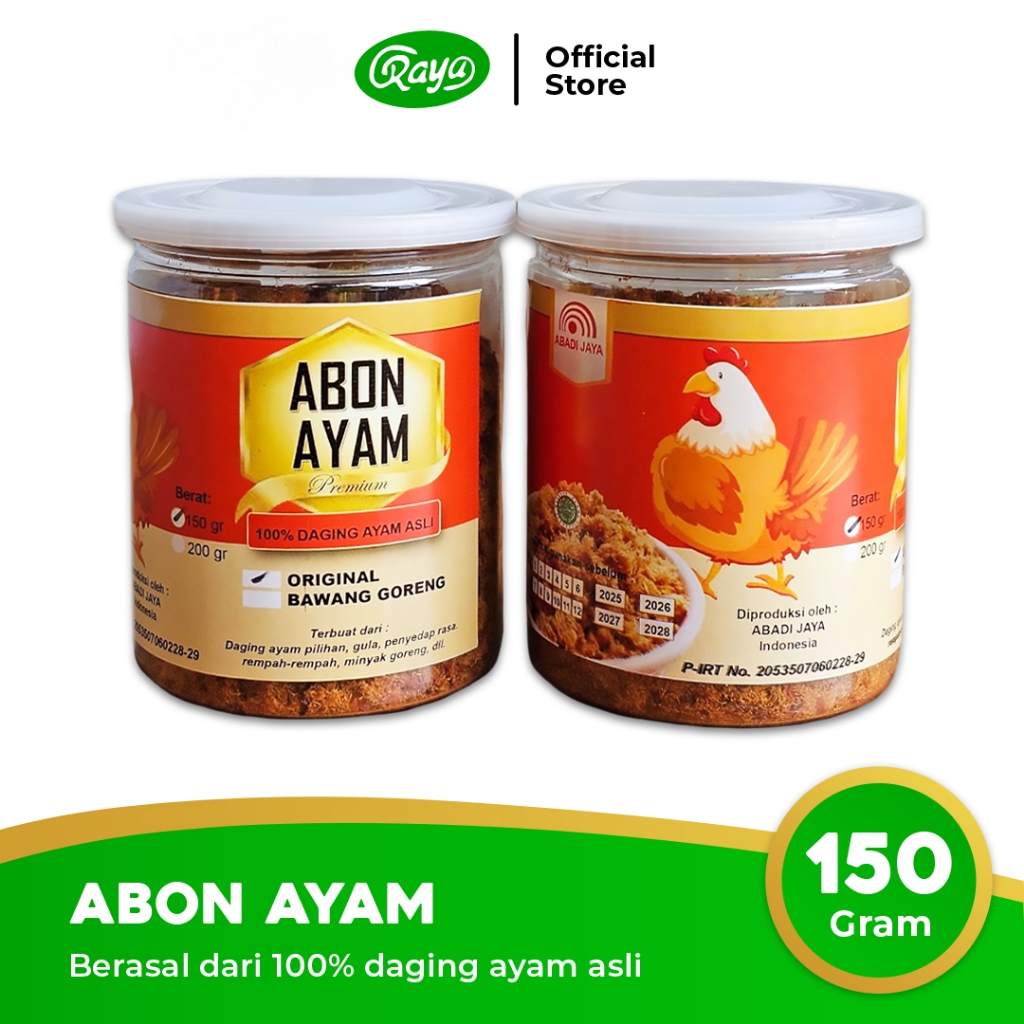 

Abon Ayam Premium Original 150 gram - Abon Siap Saji Kualitas Super | Oleh Oleh Khas Malang