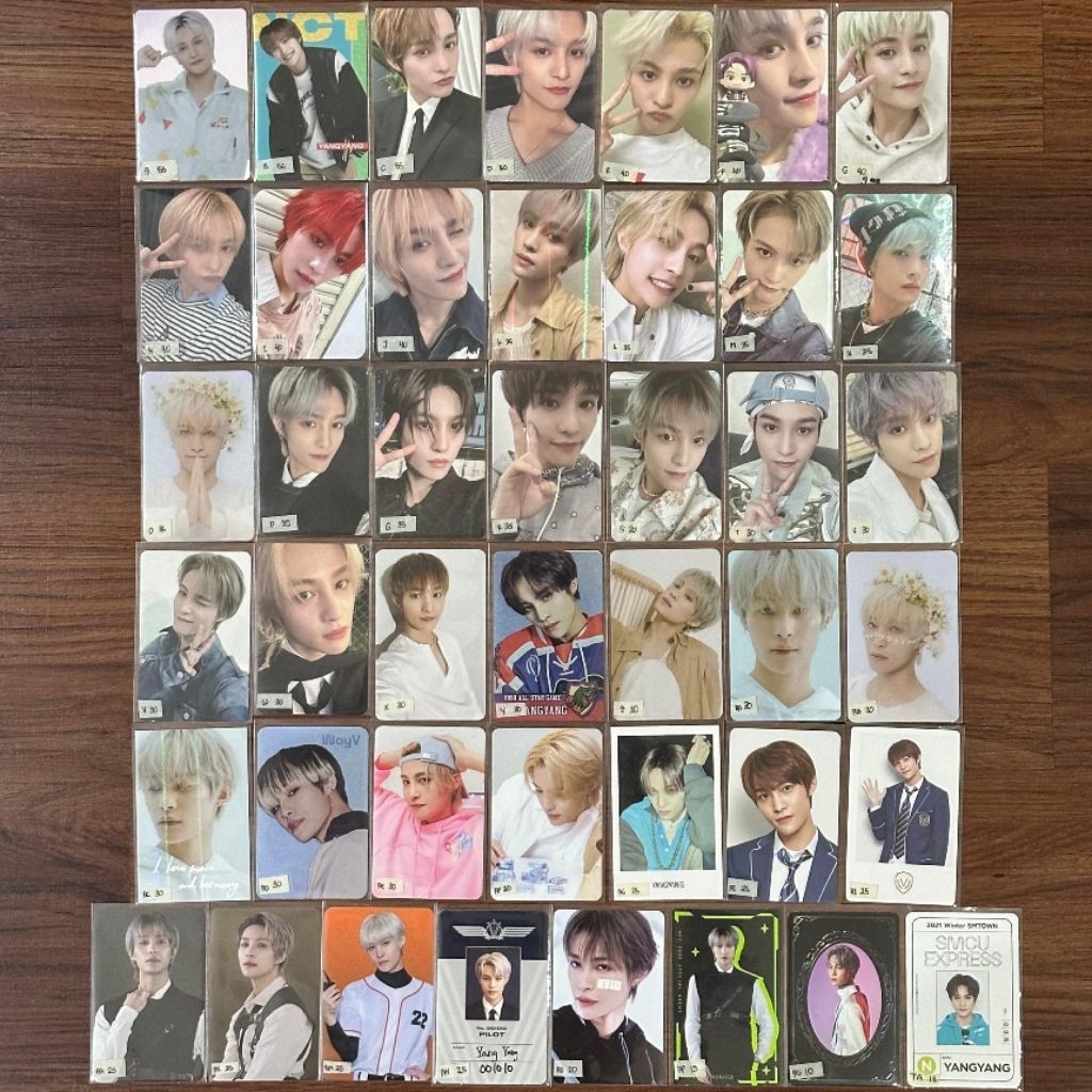 pc official Yangyang WayV NCT photocard