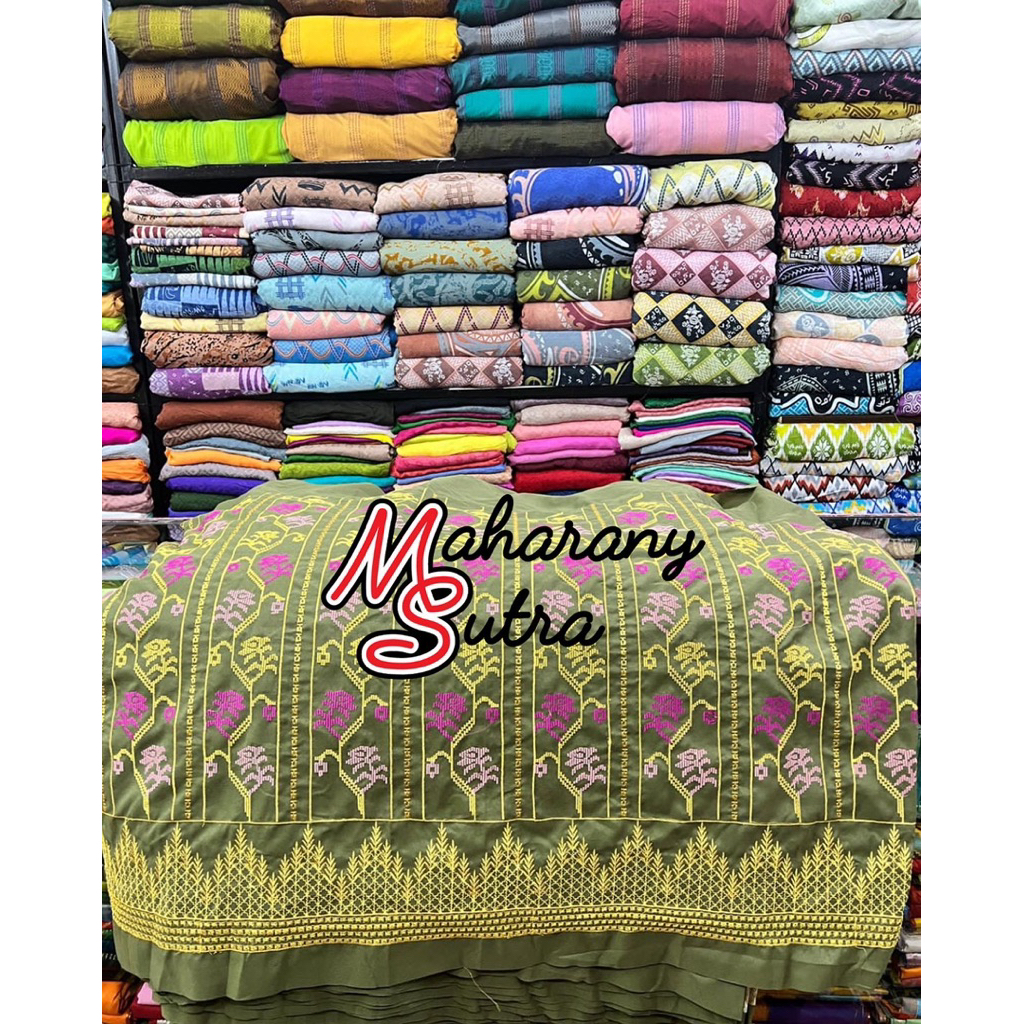 kain meteran tenun sengkang