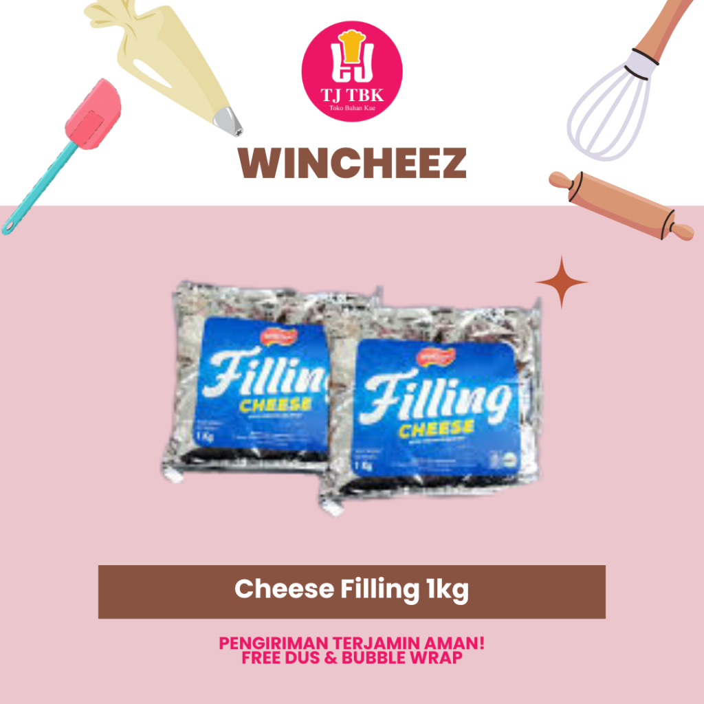 

Wincheez Filling Cheese Soft 1kg (Keju oles) | Toko Bahan Kue TJ