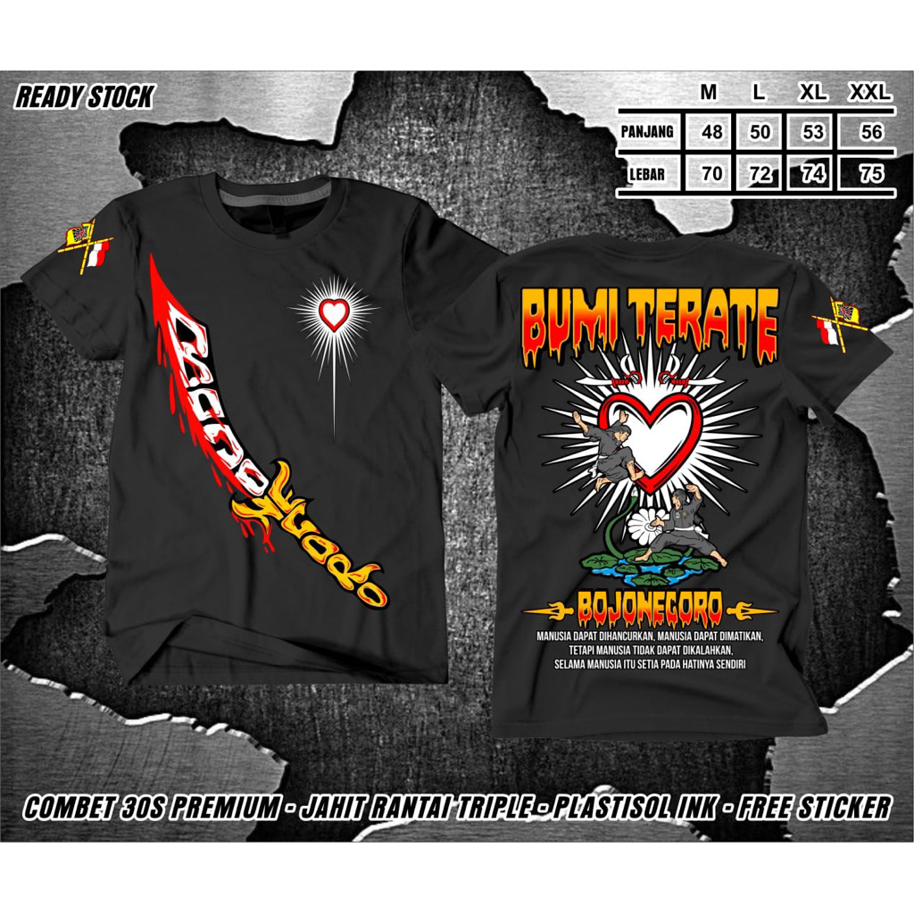 KAOS PSHT Bumi Terate bojonegoro NEW