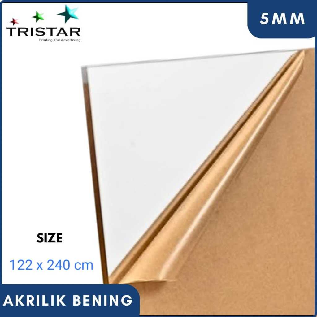 

AKRILIK LEMBARAN BENING MERK STAR ROYAL 5mm (Uk 122 x 240 cm)