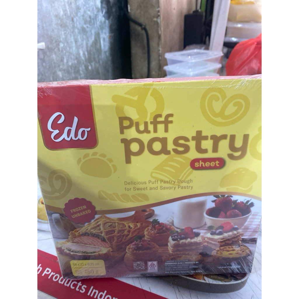 

Edo puff pastry sheet 750gr