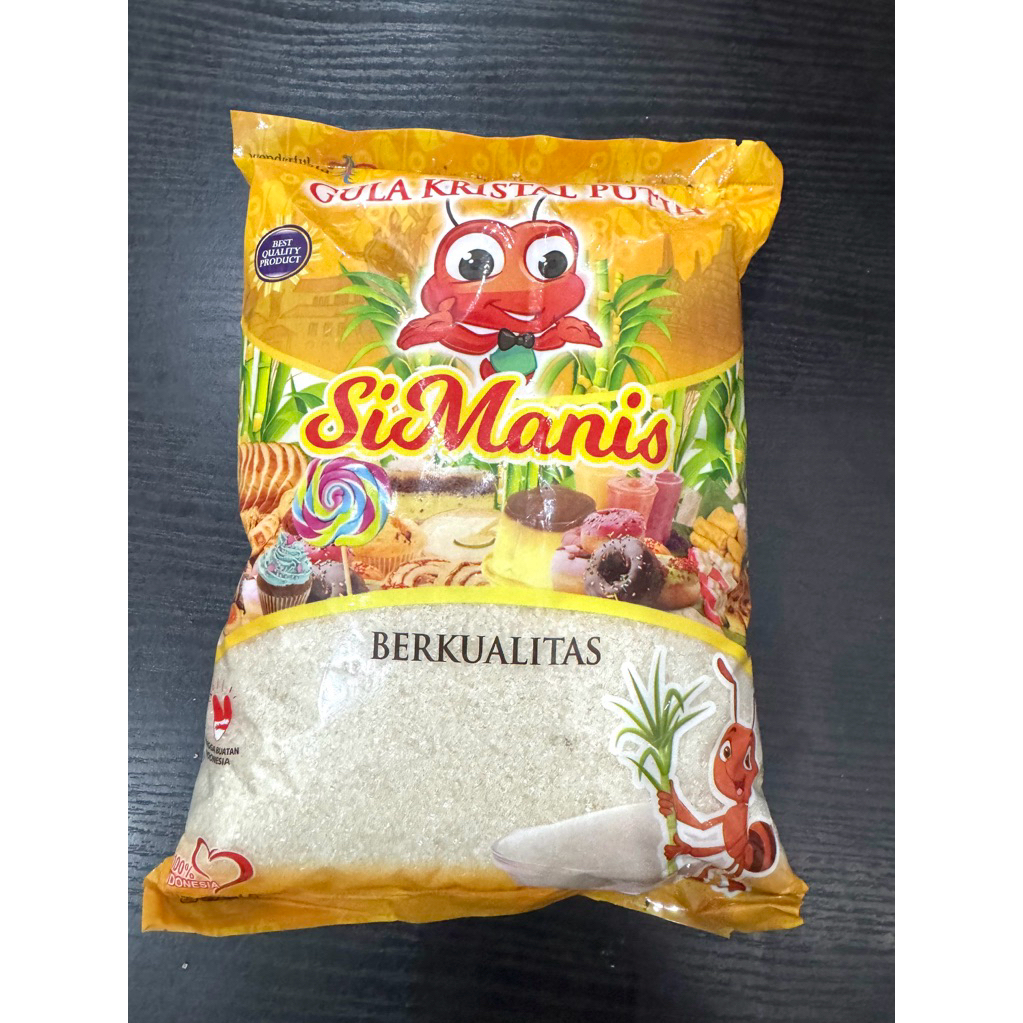 

Gula kemasan Si manis 500g 250g