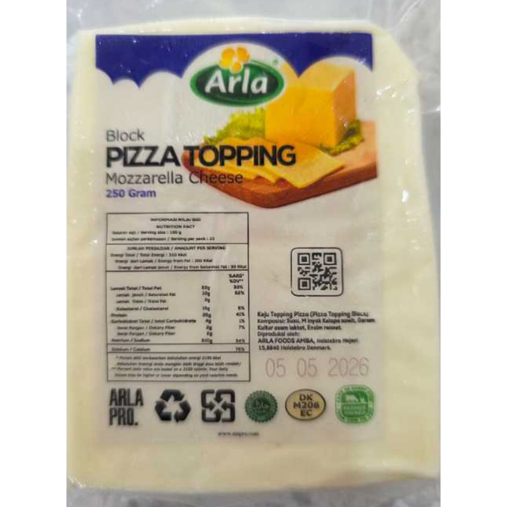 

Arla Keju Mozzarella 250gr
