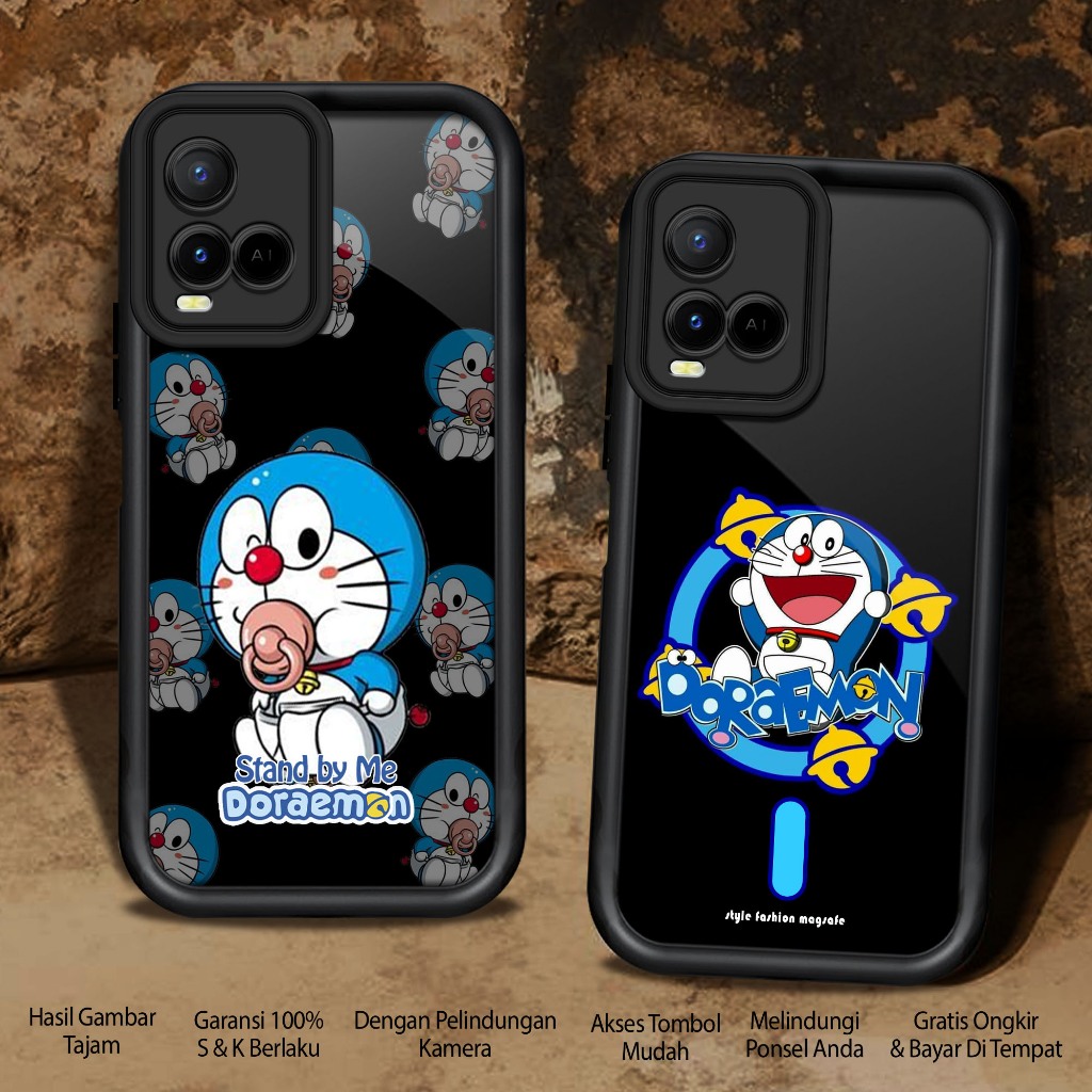 Case Hp For VIVO Y21 Y21A Y21E Y21S Y21T Y33S Y33T DORAEMON SoftCase Glossy casing Handphone Silikon
