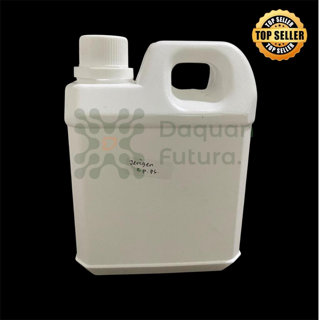 Jerigen 1 Liter BP / Jerigen 1 Liter Kotak Pendek HDPE