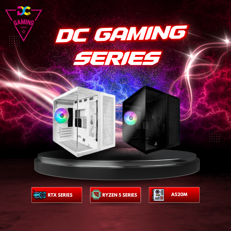 DC Gaming Series PC | Ryzen 5 5500 | RTX 3050 | 16GB | Rakitan Gaming PC