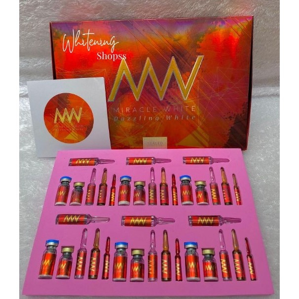 MIRACLE WHITE DAZZLING BOX / MW MERAH DAZZLING